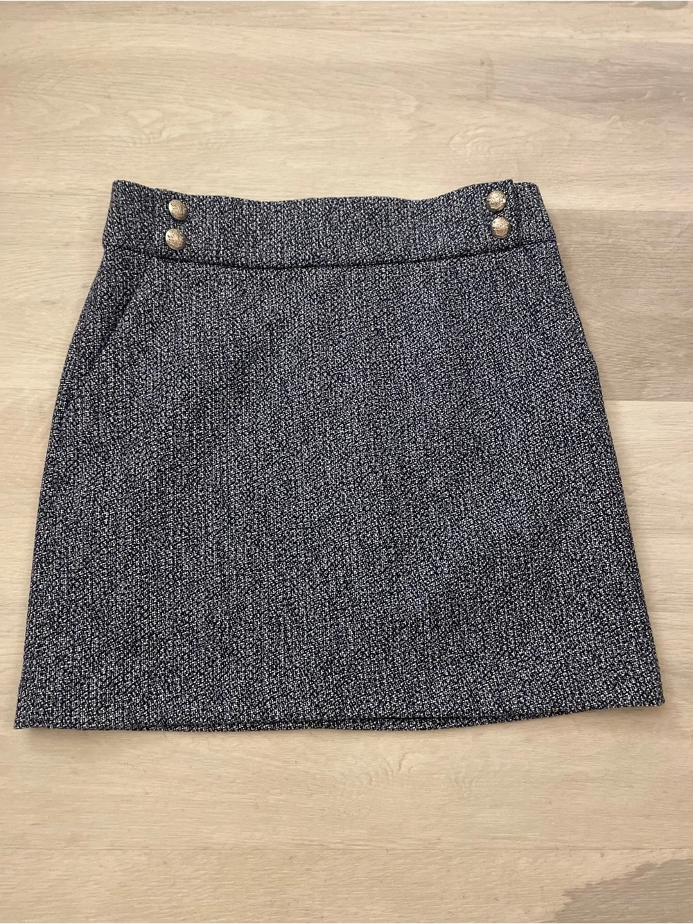 Veronica Beard Blue Tweed Arezzo Mini Skirt ~ 8 ~